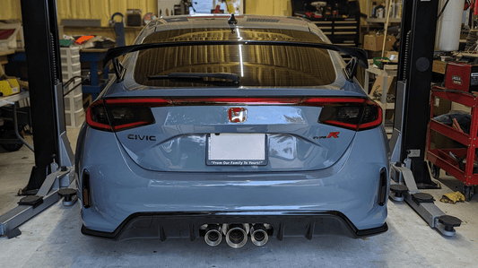 2022 - 2024 Honda Civic 5DR Hatchback & Type R Rear Tail Light Tinted Overlay Set - Texas Decal King, LLC