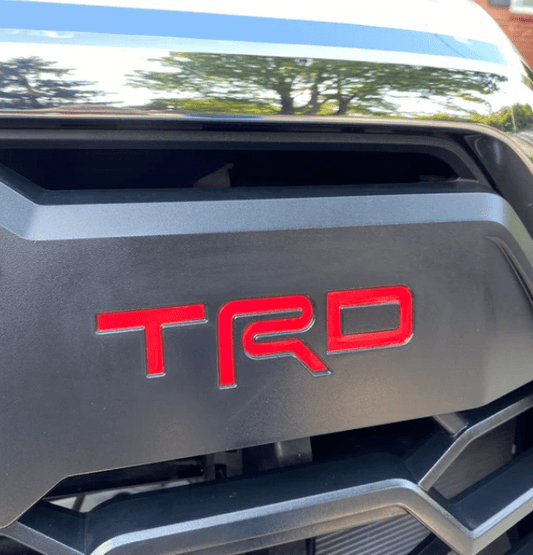 2022 - 2025 Toyota Tundra TRD Front Grille Decal Inlay Set - Custom Vinyl Graphics for Truck Grille Customization (SKU#5) - Texas Decal King, LLC