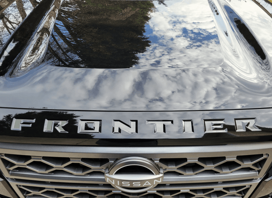 Nissan Frontier Front Grille Inlay Decal 2022 - 2024+ - Custom Vinyl Overlay for Truck Styling (SKU#21) - Texas Decal King, LLC